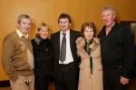 Padraic and Evelyn Maloney Ballaghaderreen, Michael Commins, Mid West Radio presenter and Journalist; Lily Leonard Moycullen and Martin Moran Loughrea pictured at the MWR Tsunami Relief Concert in the TF Royal Hotel and Theatre Castlebar. Photo Michael Donnelly