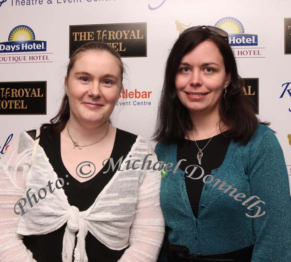 Olivia Nevin, Easkey and Michelle Hanley, Dromore West, Sligo, pictured at "Here & Now "(The Original 80's acts Live in Concert) in the Castlebar Royal Theatre and Event Centre. Photo:  Michael Donnelly
