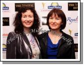 Cousins Edel McAndrew, Castlebar and Mary Kenny Oughterard, Galway pictured at "Here & Now "(The Original 80's acts Live in Concert) in the Castlebar Royal Theatre and Event Centre. Photo:  Michael Donnelly