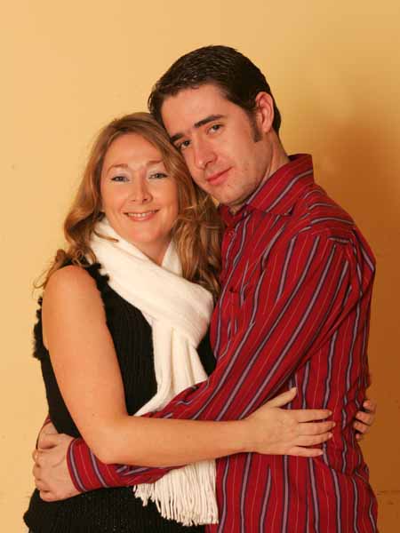 Castlebar Pantomime Sindbad 2006 - Philip McDonagh as the Panto hero saves Maeve Ryan as Princess Yasmin.  Photo: Michael Donnelly. 