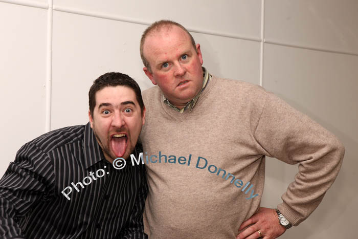 Panto Bad Guys Philip McDonagh as Gruesome and James Murray as Crucnchbones The Ogre in Castlebar Pantomimes Puss In Boots. Photo:  Michael Donnelly