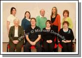 Committee of Castlebar Pantomime's Puss in Boots,  Back Row L-R Paula Murphy, Sinead Finnegan, Jason Guthrie, Karen Conway, Marion Deasy. Front Row Nan Monaghan, Des Gilsenan, Sharon Lavelle, Noelene Crowe. Photo:  Michael Donnelly