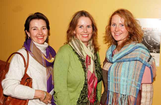 Natalie Robinson and Caroline and Belinda Ginnelly Mulranny, pictured at "Rebecca Storm singing the Barbara Streisand Songbook" in the TF Royal Theatre Castlebar.  Photo: Michael Donnelly.