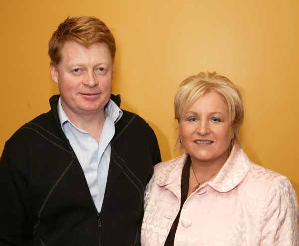 Terry Gallagher and Mary Gill, Sligo, pictured at  the Roger Whittaker Concert in the TF Royal Hotel and Theatre Castlebar. Photo Michael Donnelly