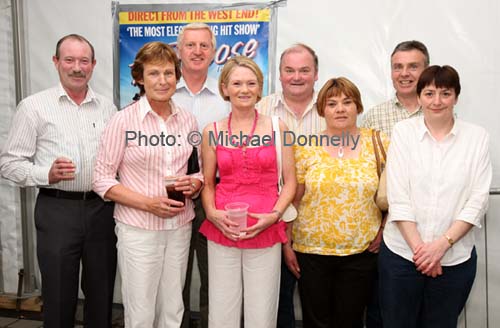 Group from Ballindine area pictured at the Saw Doctors in the TF Royal Theatre Castlebar, from left: Michael Hynes, Ann and Liam McNamara, Bridie and Pat Hickey, Bridie Daly and Ger and Gladys Reilly. Photo:  Michael Donnelly
