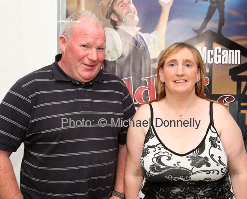 Des Loughney Lacken and Katie Ruddy Ballycastle, pictured at the Saw Doctors in the TF Royal Pavillion Castlebar. Photo:  Michael Donnelly