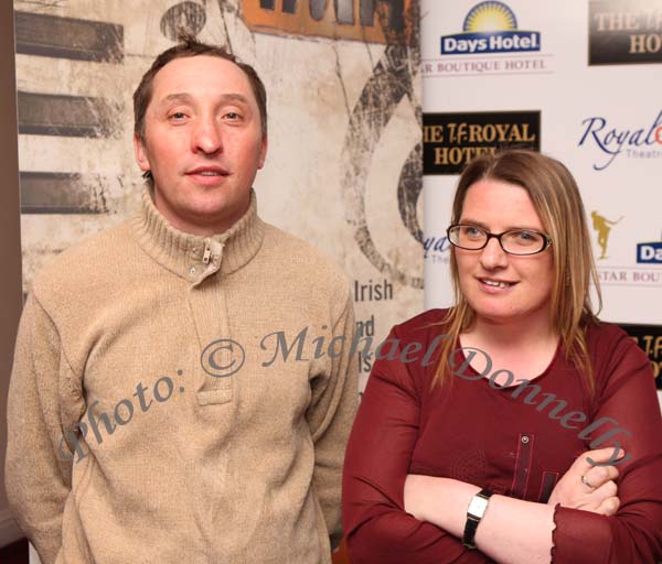 Patrick and Denise Fox, Foxford, pictured at The High Kings in the TF Royal Theatre Castlebar. Photo:  Michael Donnelly