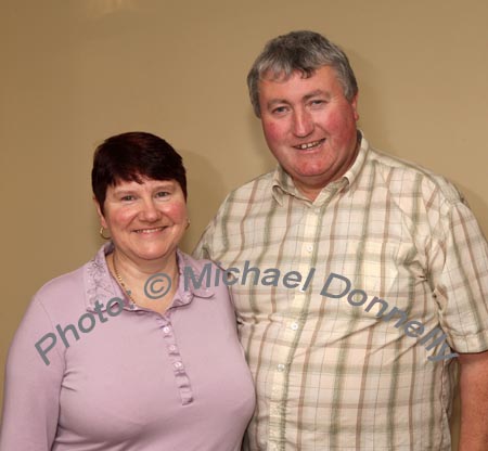 Mary and Eugene McCloskey, Kilcar, Co Donegal pictured at  "Big Tom" in the McWilliam Park Hotel, Claremorris at the "Hometown Tribute to Michael Commins  celebrating 30 years of service to the Irish showbiz scene as journalist, broadcaster and songwriter. Photo:  Michael Donnelly

