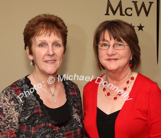 Carmel Kilgallon and Bridie Kenny, Sraheens Balla pictured in the McWilliam Park Hotel, Claremorris at the "Hometown Tribute" to Michael Commins. Photo:  Michael Donnelly