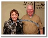 Catherine and Billy Reid  Kilmovee, pictured in the McWilliam Park Hotel, Claremorris at the "Hometown Tribute to Michael Commins  celebrating 30 years of service to the Irish showbiz scene as journalist, broadcaster and songwriter, Photo:  Michael Donnelly