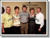 John and Paula McManus pictured with Michael Commins and Joana and Matt Duffy (all from Castletown Navan) in the McWilliam Park Hotel, Claremorris at the "Hometown Tribute to Michael Commins  celebrating 30 years of service to the Irish showbiz scene as journalist, broadcaster and songwriter . Photo:  Michael Donnelly