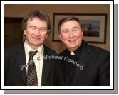 Michael Commins and Fr Brian Darcy, Enniskillen, Co Fermanagh pictured in the McWilliam Park Hotel, Claremorris at the "Hometown Tribute to Michael Commins  celebrating 30 years of service to the Irish showbiz scene as journalist, broadcaster and songwriter. Photo:  Michael Donnelly