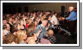 Crowds listen to "Big Tom" on stage in the McWilliam Park Hotel, Claremorris at the "Hometown Tribute to Michael Commins  celebrating 30 years of service to the Irish showbiz scene as journalist, broadcaster and songwriter. Photo:  Michael Donnelly