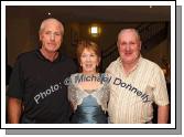 Martin Kavanagh, Galway, pictured Lily Leonard, Galway, and  Michael Costello Kilkelly at "Big Tom" in the McWilliam Park Hotel, Claremorris at the "Hometown Tribute" to Michael Commins. Photo:  Michael Donnelly