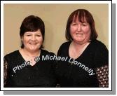 Marie Gallagher and Anne Haughey Kilcar Co Donegal pictured in the McWilliam Park Hotel, Claremorris at the "Hometown Tribute to Michael Commins  celebrating 30 years of service to the Irish showbiz scene as journalist, broadcaster and songwriter. Photo:  Michael Donnelly