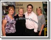 Pictured in the McWilliam Park Hotel, Claremorris at the "Hometown Tribute to Michael Commins  celebrating 30 years of service to the Irish showbiz scene as journalist, broadcaster and songwriter, from left: Julie Shuter Achill, Elsie McTigue Breaffy,  Gordon Maher, (Mike Denver Band), and Mary Feerick, Ballinrobe . Photo:  Michael Donnelly