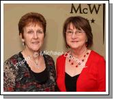 Carmel Kilgallon and Bridie Kenny, Sraheens Balla pictured in the McWilliam Park Hotel, Claremorris at the "Hometown Tribute" to Michael Commins. Photo:  Michael Donnelly