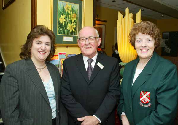 Brigid Conway, Ballina Mick Walsh Charlestown, and Nora McGinty Ballyhaunis/ Galway vice president  Muintir Maigh Eo Gallimh pictured at Muintir Maigheo's  35th Annual dinner Dance in the Sacre Coeur Hotel Salthill Galway,. Photo Michael Donnelly