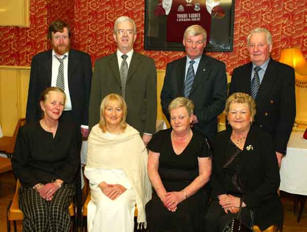 Pat and Grace Conneely, Castlebar, Sean and Angela Gavin Castlebar, Mick and Mary Maloney, Oughterard, and Phil and Ester Deering Offaly pictured at Muintir Maigh Eo Gallimh 35th Annual dinner Dance in the Sacre Coeur Hotel Salthill Galway. Photo Michael Donnelly

