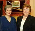 Paula ODonnell, Ballina pictured with her Auntie, Teresa Downes at the Muintir Maigh Eo Gallimh 35th Annual dinner Dance in the Sacre Coeur Hotel Salthill Galway. Photo Michael Donnelly