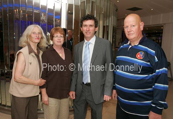Pictured with Independent Candidate Dr. Jerry Cowley T.D. at the launch of his General Election campaign in Days Hotel "The Harlequin", Castlebar, were Ann Garavan, Castlebar; Anne and Pat Kenny, Headford and Mulranny. Photo:  Michael Donnelly