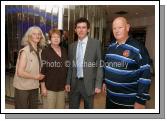 Pictured with Independent Candidate Dr. Jerry Cowley T.D. at the launch of his General Election campaign in Days Hotel "The Harlequin", Castlebar, were Ann Garavan, Castlebar; Anne and Pat Kenny, Headford and Mulranny. Photo:  Michael Donnelly