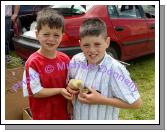 Michael and Tommy Delaney Lower Salthill pictured with young Ducklings at Roundfort Agricultural Show. Photo Michael Donnelly