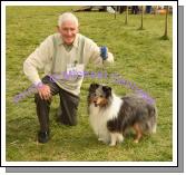 Michael Fadden, Castlebar pictured at Roundfort Agricultural Show with "Skipppy" his Shetland Sheepdog. Photo:  Michael Donnelly