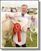 Robert Burns, Easkey Co Sligo, with his champion of Show at Roundfort Agricultural Show. Photo:  Michael Donnelly