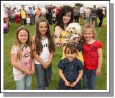 Hollymount ladies pictured at the recent Roundfort Agricultural Show, from left: Louise Cannon, Nicky Jennings, Rachel Jennings with "Lily", Chloe Jennings and Michelle Cannon at front. Photo:  Michael Donnelly