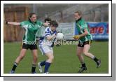Edel Connaughton in action St Josephs Castlebar in the Cumann Peil Gael na mBan Pat the Baker Post Primary Schools All Ireland Senior Final 2007 in Cusack Park Ennis. Photo:  Michael Donnelly