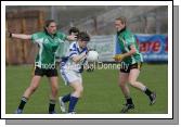 Edel Connaughton in action St Josephs Castlebar in the Cumann Peil Gael na mBan Pat the Baker Post Primary Schools All Ireland Senior Final 2007 in Cusack Park Ennis. Photo:  Michael Donnelly