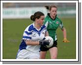 Kathryn Sullivan in attack for St Josephs in the Cumann Peil Gael na mBan Pat the Baker Post Primary Schools All Ireland Senior Final 2007 in Cusack Park Ennis. Photo:  Michael Donnelly