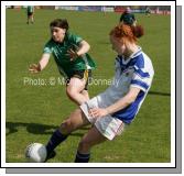 Noelle Tierney, about to let fly for St Josephs 3rd goal in the Cumann Peil Gael na mBan Pat the Baker Post Primary Schools All Ireland Senior Final 2007 in Cusack Park Ennis. Photo:  Michael Donnelly