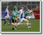 Olivia Tolster, about to let fly for St Josephs in the Cumann Peil Gael na mBan Pat the Baker Post Primary Schools All Ireland Senior Final 2007 in Cusack Park Ennis. Photo:  Michael Donnelly