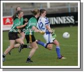 Orla Conlon in attack for St Josephs in the Cumann Peil Gael na mBan Pat the Baker Post Primary Schools All Ireland Senior Final 2007 in Cusack Park Ennis. Photo:  Michael Donnelly