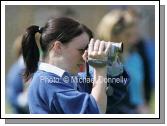 Recording the St Josephs in the Cumann Peil Gael na mBan Pat the Baker Post Primary Schools All Ireland Senior Final 2007 in Cusack Park Ennis. Photo:  Michael Donnelly