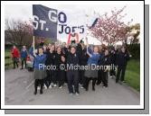 St Josephs captain Aoife Conroy carries the Cup high up the Convent Avenue Castlebar after winning Cumann Peil Gael na mBan Pat the Baker Post Primary Schools All Ireland Senior Final 2007 in Cusack Park Ennis. Photo:  Michael Donnelly