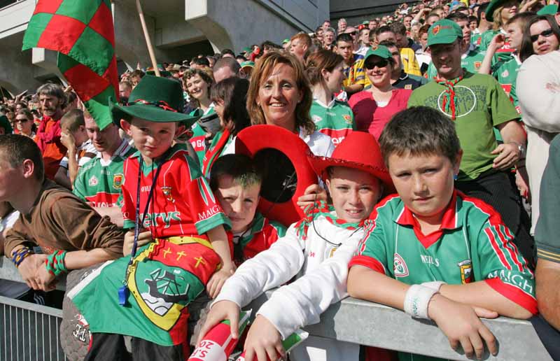 Dervans Castlebar in Croke Park in the Bank of Ireland Senior football Championship 2006