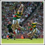 Pat Harte in action at the Croke Park Bank of Ireland Senior football Championship 2006