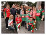 Group from Carnacon/ Claremorris outside Croke Park for the Bank of Ireland Senior football Championship 2006. Photo:  Michael Donnelly