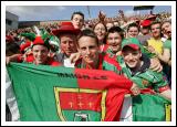 Mayo Supporters at the Final of the Bank of Ireland Senior football Championship 2006 in Croke Park, Photo:  Michael Donnelly.