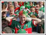 Pixied teddy gets a better look at Croke Park in the Bank of Ireland Senior football Championship 2006