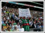 St Patrick at the Final of the Bank of Ireland Senior football Championship 2006 in Croke Park. Photo:  Michael Donnelly