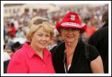 Ann Staunton Ballyheane and Mary Mullane Kanturk Co Cork, pictured at the  "Craic on the Track" at Ballinrobe Racecourse on Sunday, Photo:  Michael Donnelly