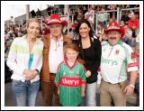 Pictured at the  "Craic on the Track" at Ballinrobe Racecourse on Sunday were from left: Colette Donagher Derry; J.J. Shaugnessy, Ayle, Westport  Davina Shaughnessy, Lorraine McVeigh, Derry and Paddy McTigue Ballinrobe.  Photo: Michael Donnelly.