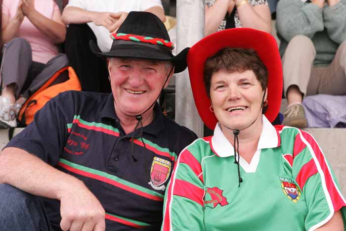 Pictured at the  "Craic on the Track" at Ballinrobe Racecourse on Sunday were Padraic and Margaret Staunton Cloonkeen Castlebar.  Photo: Michael Donnelly.