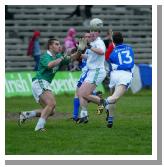 Gerry Jennings  Breaffy sets up a goal in the Breaffy House and Spa  County Intermediate Football Final in McHale Park Castlebar. Photo: Michael Donnelly