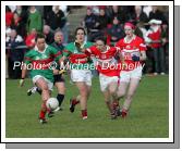 in action at the VHI Healthcare All Ireland Ladies Club Championship Senior Final 2006 at Dromard Co Longford. Photo:  Michael Donnelly