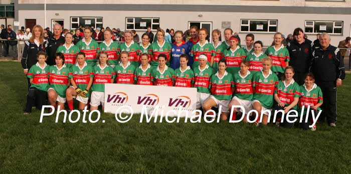 Carnacon Ladies who were defeated by Donaghmoyne (Monaghan) in the VHI Healthcare All Ireland Ladies Club Championship Senior Final 2006 at Dromard Co Longford